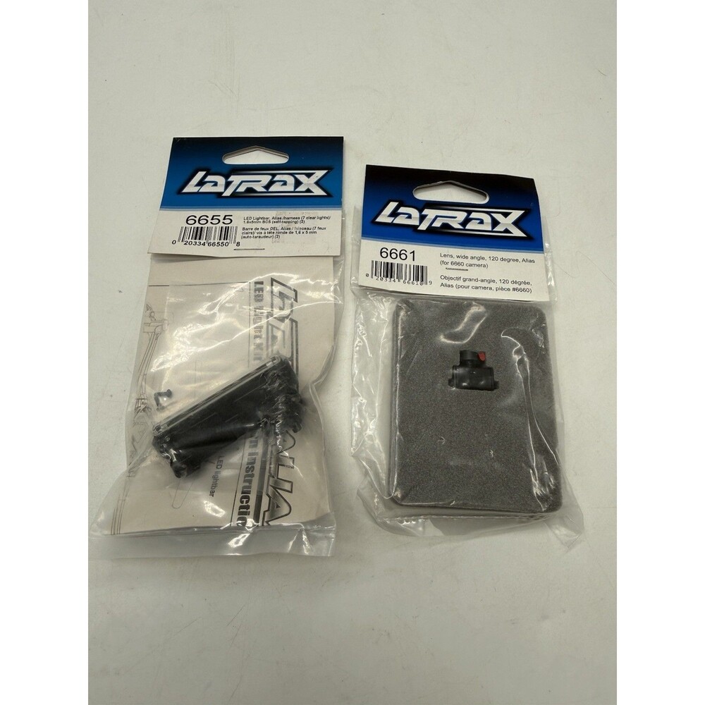 Traxxas Alias Wide Angle Lens 6661 120 Degree Led Light Bar 6655 Harness LaTrax
